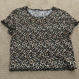 Cheetah Leopard Crop Top